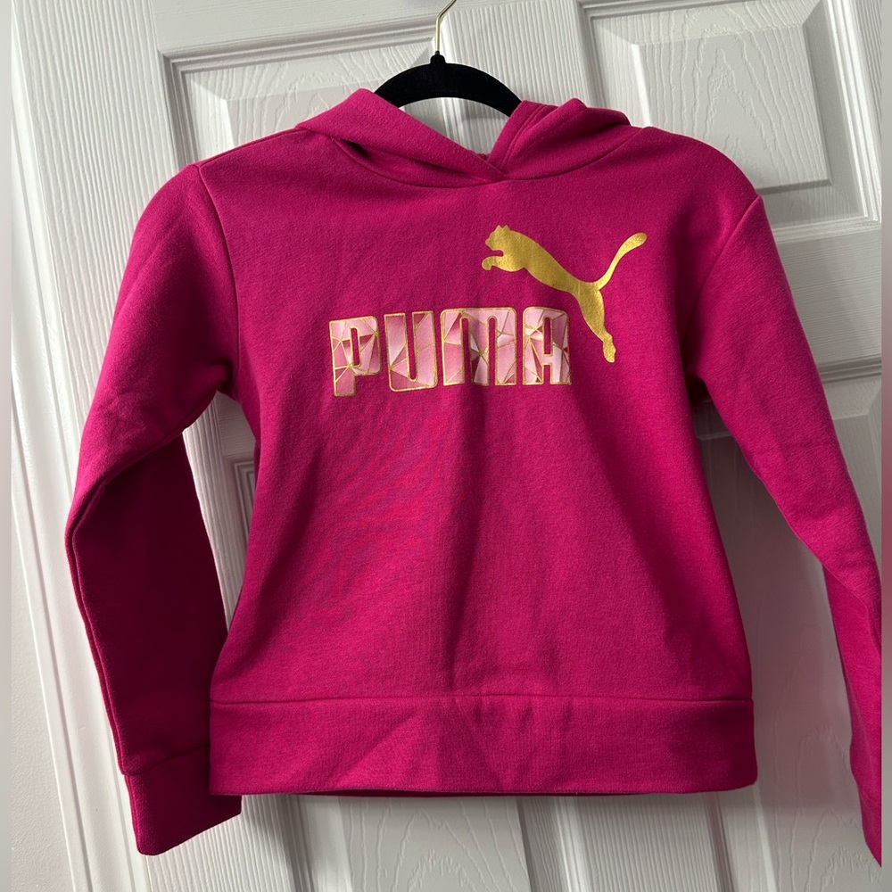 Girls Puma hoodie size Medium